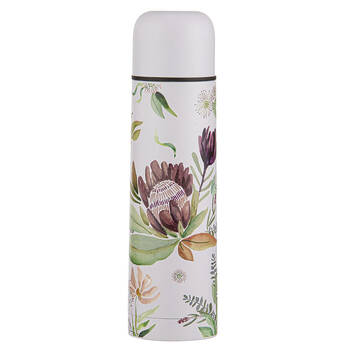Leura Stainless Steel 500ml Water Drink Bottle/Flask - Cream