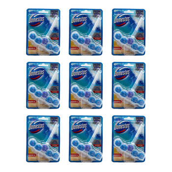 9PK Domestos 50g Toilet Cage Power 5 Bathroom Fragrance Ocean