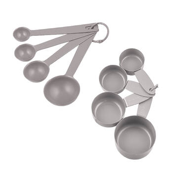 Ladelle Measuring Cups/Spoons Kitchen Cooking Utensil Combo Set - Stone