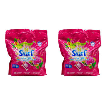 160pc Surf Fabric Washing Capsules Front & Top Loader - Rose Fresh