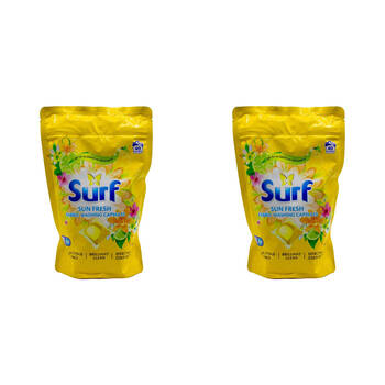 80pc Surf Fabric Washing Capsules Front & Top Loader - Sun Fresh