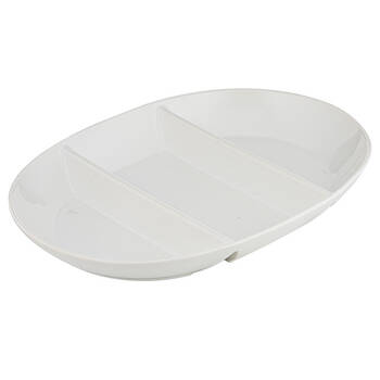 Alto Serve & Share 3 Part Dish Bowl Kitchen Serveware 40x29cm