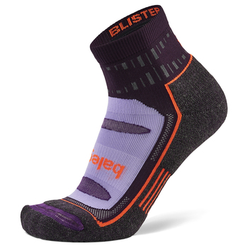 Balega Blister Resist Quarter Socks W8.5-10/M7-9 M - Midnight Plum