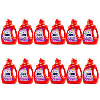 12PK Omo 968ml Liquid Laundry Detergent Long Lasting Fragrance Lavender Clean