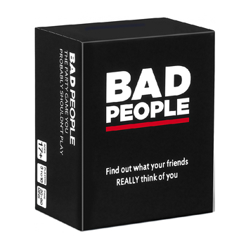 Bad People Question Base Game 3-10 Player Adult/Teen Party Card Game 17+