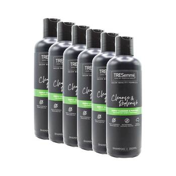 6PK TRESemme Hair Shampoo Cleanse And Replenish w/Multi Vitamins 350ml