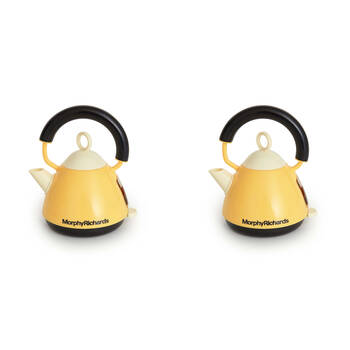 2PK Casdon Morphy Richards Kettle Toy Roleplay Pretend Play Kids 3y+ Yellow