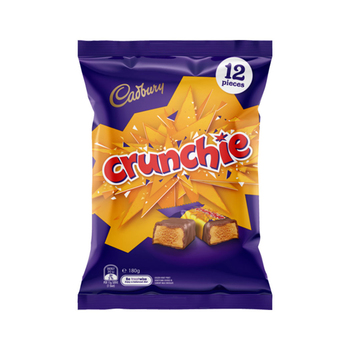 12pc Cadbury 180g Crunchie Chocolate Sharepack