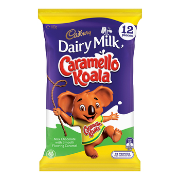 12pc Cadbury 180g Chocolate Caramello Koala Sharepack