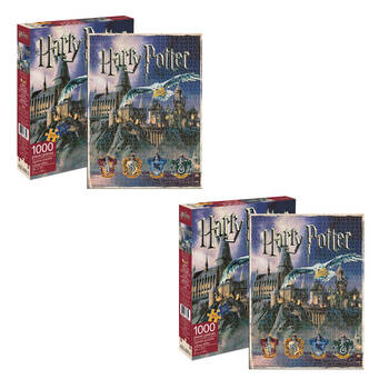 2x Aquarius Harry Potter Hogwarts 1000pc Puzzle