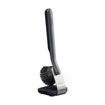 Joseph Joseph SinkTech Kitchen Dish Sink Brush With Steel Stand Graphite