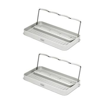 2PK Joseph Joseph Neat DrySmart Bottle Drying Rack Kitchen Organiser Stone