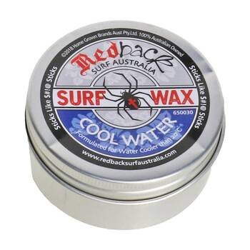 Redback Cool Water Surf Wax Formulated For Cooler Than 20C 65g