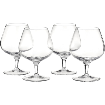 4pc Luigi Bormioli Masterpiece 395ml Cognac Glasses Set
