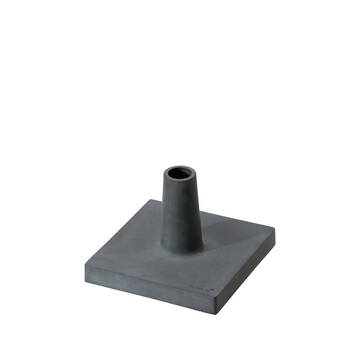 Blomus Baso Polystone Outdoor Torch Stand Holder Base Weatherproof Black