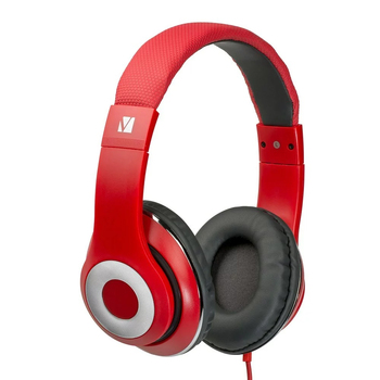 Verbatim Urban Sound Headphones Over Ear V100C Red