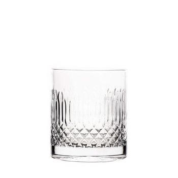 4pc Luigi Bormioli Diamante DOF 380ml Whisky Glasses Set
