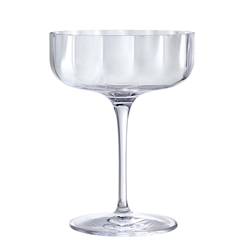 4pc Luigi Bormioli Jazz 300ml Cocktail Coupe Glasses Set
