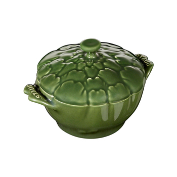 Staub Cocotte 17cm/5L Ceramic Artichoke Serving Bowl w/ Cover - Green
