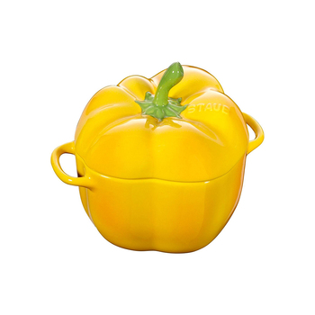 Staub 14cm/500ml Ceramic Cocotte Capsicum Pot w/ Lid - Yellow