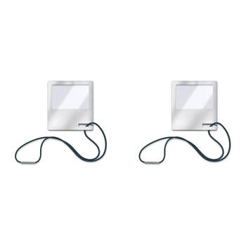 2PK Blomus Fijo Stainless Steel Bookmark w/ Magnifying Glass 90x6.5cm Silver