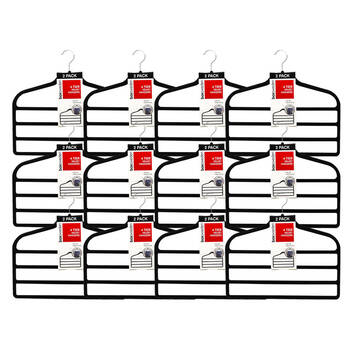 24pc Boxsweden 4-Tier Velvet Hangers