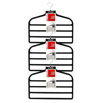 6pc Boxsweden 4-Tier Velvet Hangers