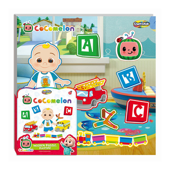 9pc Creative Kids Cocomelon Chunky Puzzles Playtime Book Children 2y+