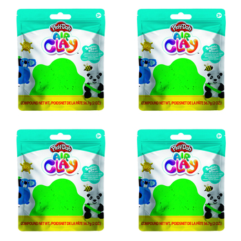 4PK Play-Doh 2oz Air Clay Kids Art Craft Play Toy 3y+ Green