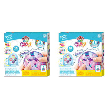 2x 10pc Play-Doh Air Clay Mini Donuts Crunchy Clay Set 3y+