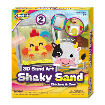 Creative Kids 3D Sand Art Shaky Sand Chicken & Cow 3y+