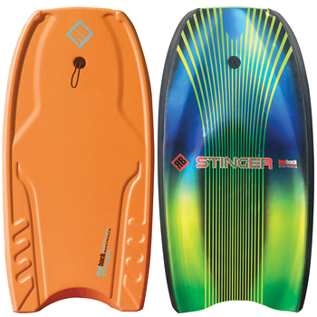 Redback Stinger 42" Bodyboard Beach Board Slick Bottom/Crescent Tail Orange