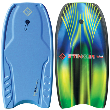 Redback Stinger 42" Bodyboard Beach Board Slick Bottom/Crescent Tail Blue