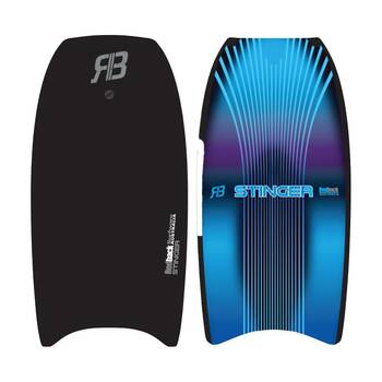 Redback Stinger 360 Degrees Surf Bodyboard/Boogie Board 42-inch Black