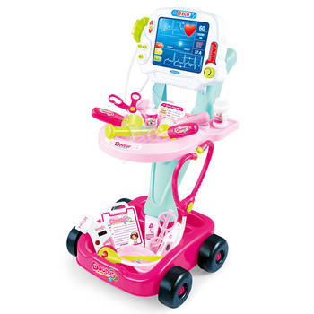 Kids Pretend Play Doctors Nurses Medical Cart