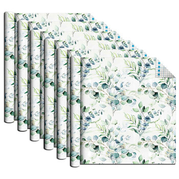 6x Boyle Self Adhesive 1.5mx45cm Vinyl Film - Watercolour Botanica