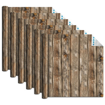 6x Boyle Self Adhesive 1.5mx45cm Vinyl Film - Weathered Board