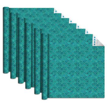 6x Boyle Self Adhesive 1.5mx45cm Vinyl Film - Mermaid Tiles