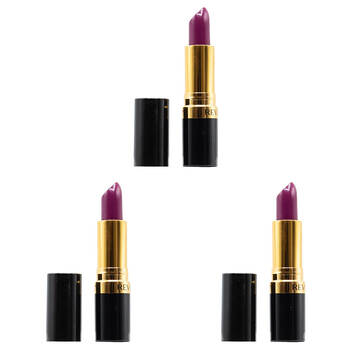 3PK Revlon 4.2g Lipstick Super Lustrous #771 Berry Crush