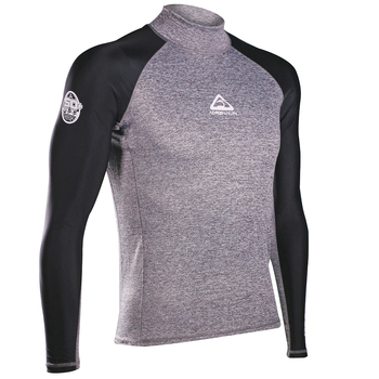 Adrenalin Beach Mens Rashie UV50+ Long Sleeve Rash Guard XS - Grey