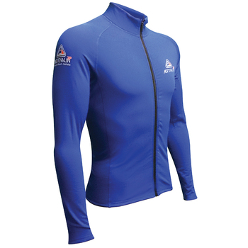 Adrenalin 2P Thermo Shield Long Sleeve Zip-Front Top Large - Blue