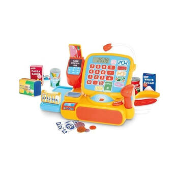 Casdon Supermarket Checkout Till Cash Register Pretend Play Toy Kids 3y+