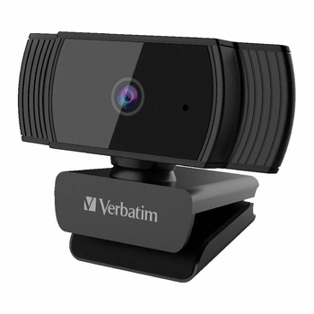Verbatim 1080p Full HD Monitor Mounted Webcam w/Auto Focus BLK