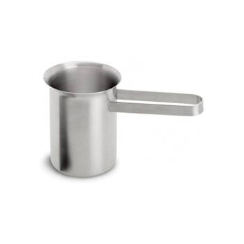 Blomus Coffix Stainless Steel Milk Foamer Pot Manual Frother 400ml Silver