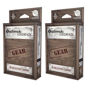 2PK Renegade Game Outbreak Undead 2nd Edition RPG Gear Deck