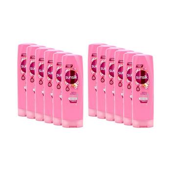 12PK Sunsilk Addictive Brilliant Shine Hair Conditioner w/Almond Oil 350ml