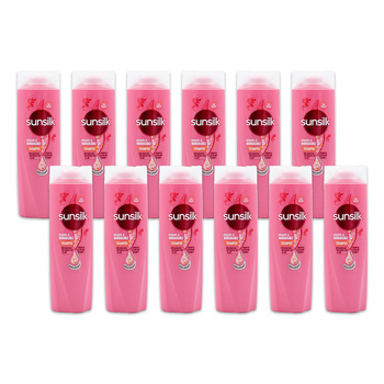 12PK Sunsilk 160ml Smooth & Manageablefor Silky & Soft Hair Care Shampoo