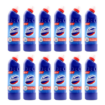 12PK Domestos Extra Power Thick Bleach 500ml - Original 