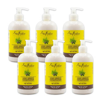 6PK Shea Moisture 384ml Hair Care Conditioner Lush Length