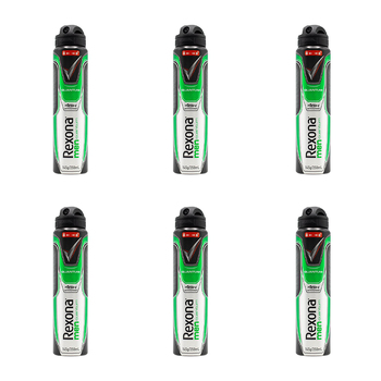 6PK Rexona 145G Deodorant Men Quantum Antiperspirant 48h Bodyspray